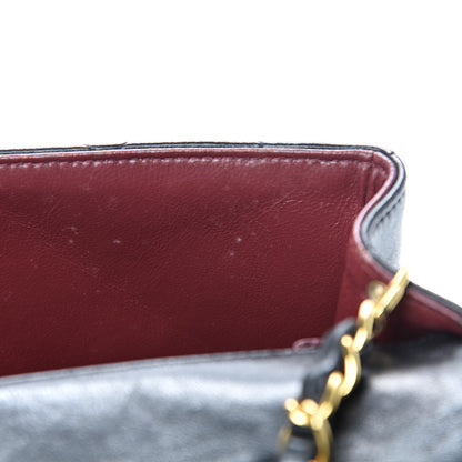 Chanel Lambskin Quilted Medium Single Flap Black 12 of 21