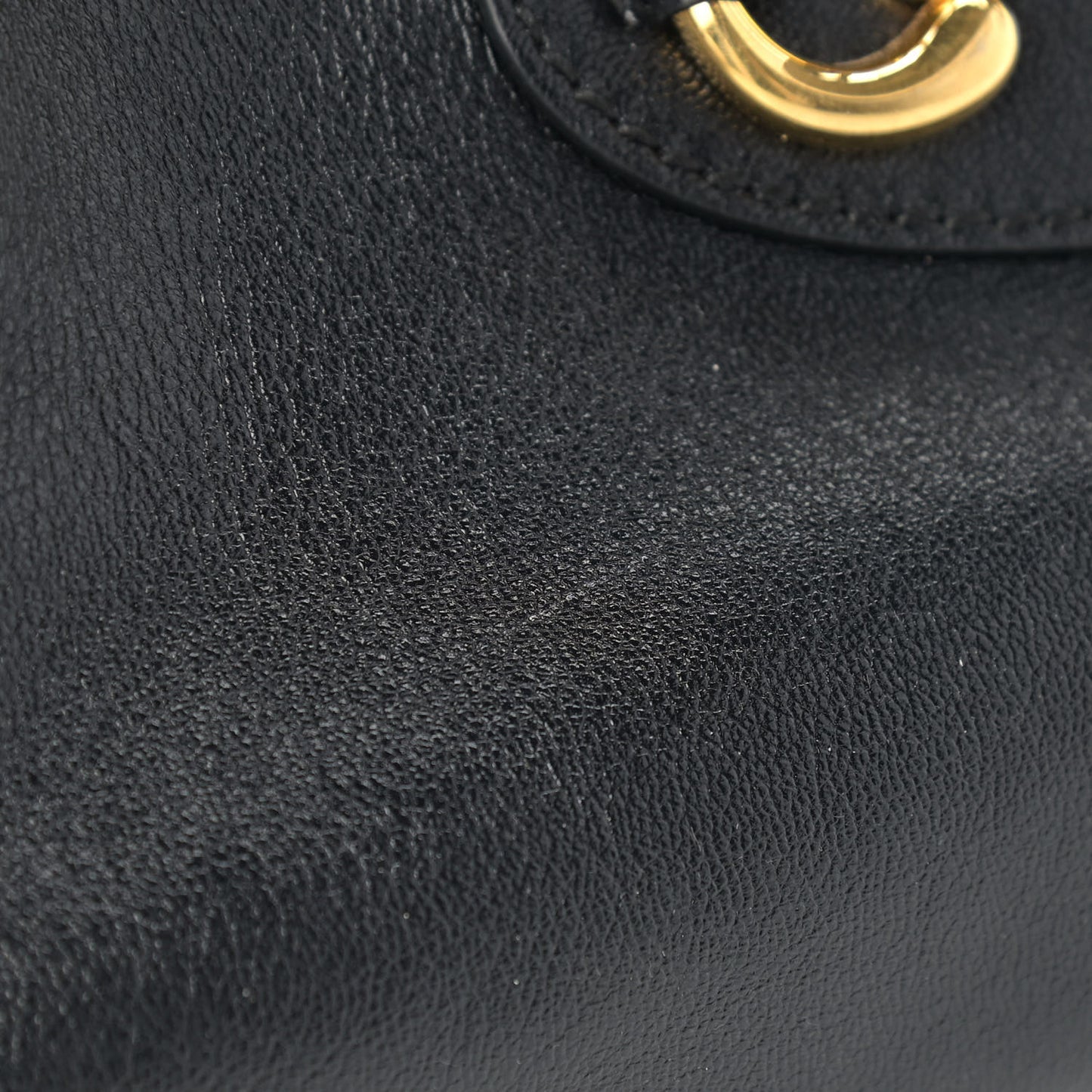 New Sakai Calfskin Lux Horsebit 1955 Tote Bag Black