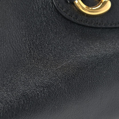 Gucci New Sakai Calfskin Lux Horsebit 1955 Tote Bag Black 15 of 19