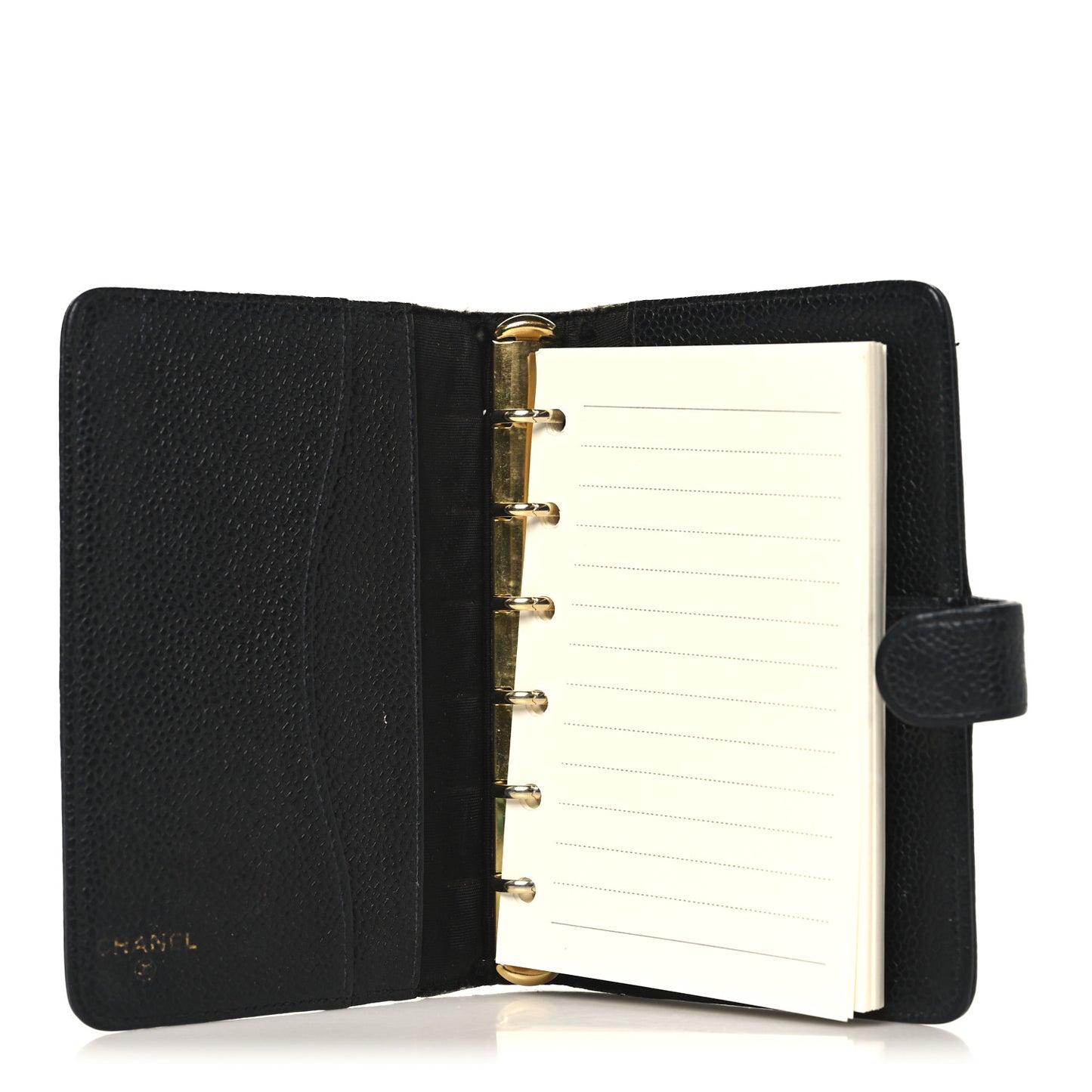 Caviar Timeless CC Ring Agenda Planner Black