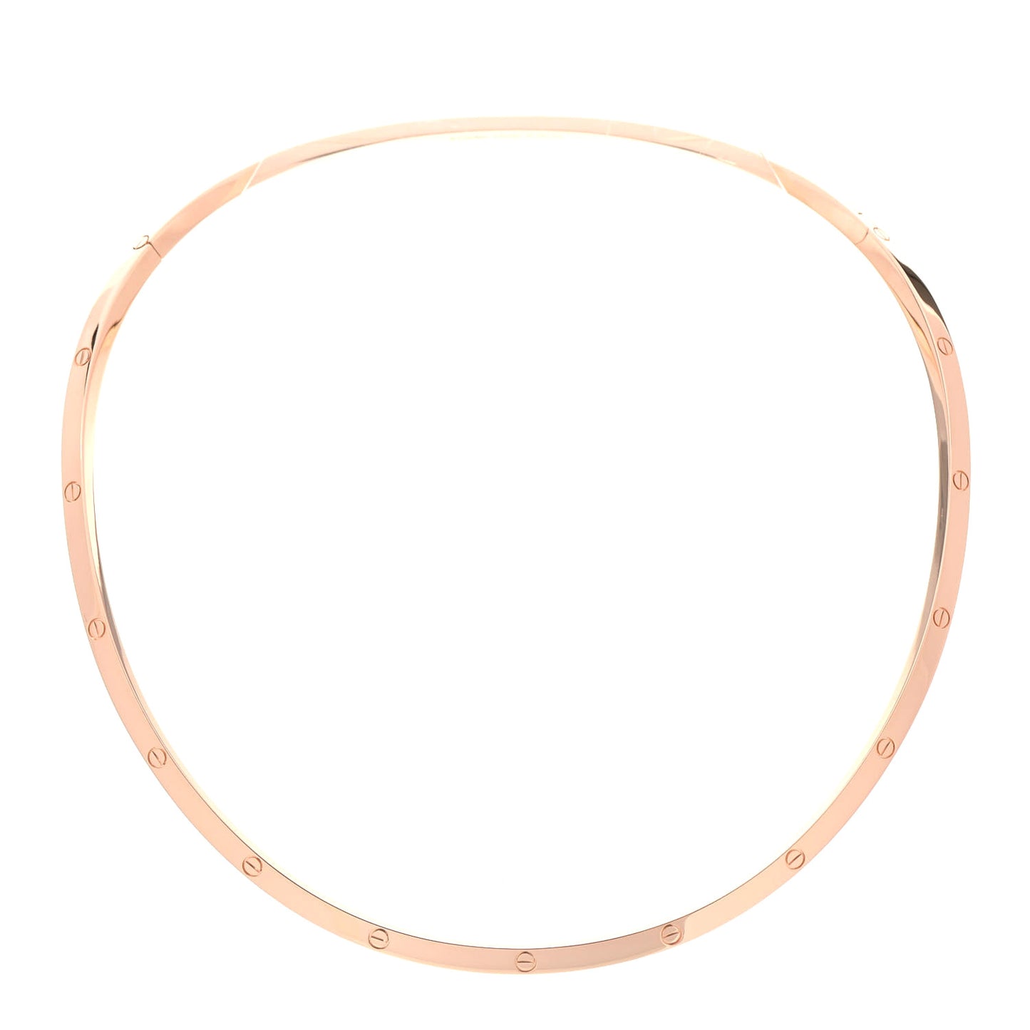 18K Pink Gold LOVE Necklace