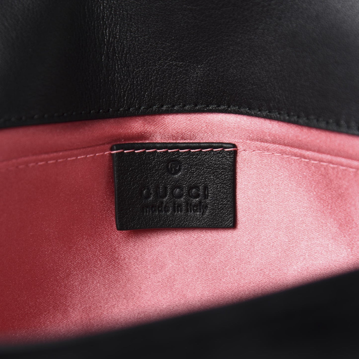 Velvet Matelasse Embroidered Mini GG Marmont Shoulder Bag Black