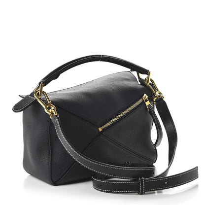 Loewe Calfskin Small Puzzle Bag Midnight Blue Black 5 of 19