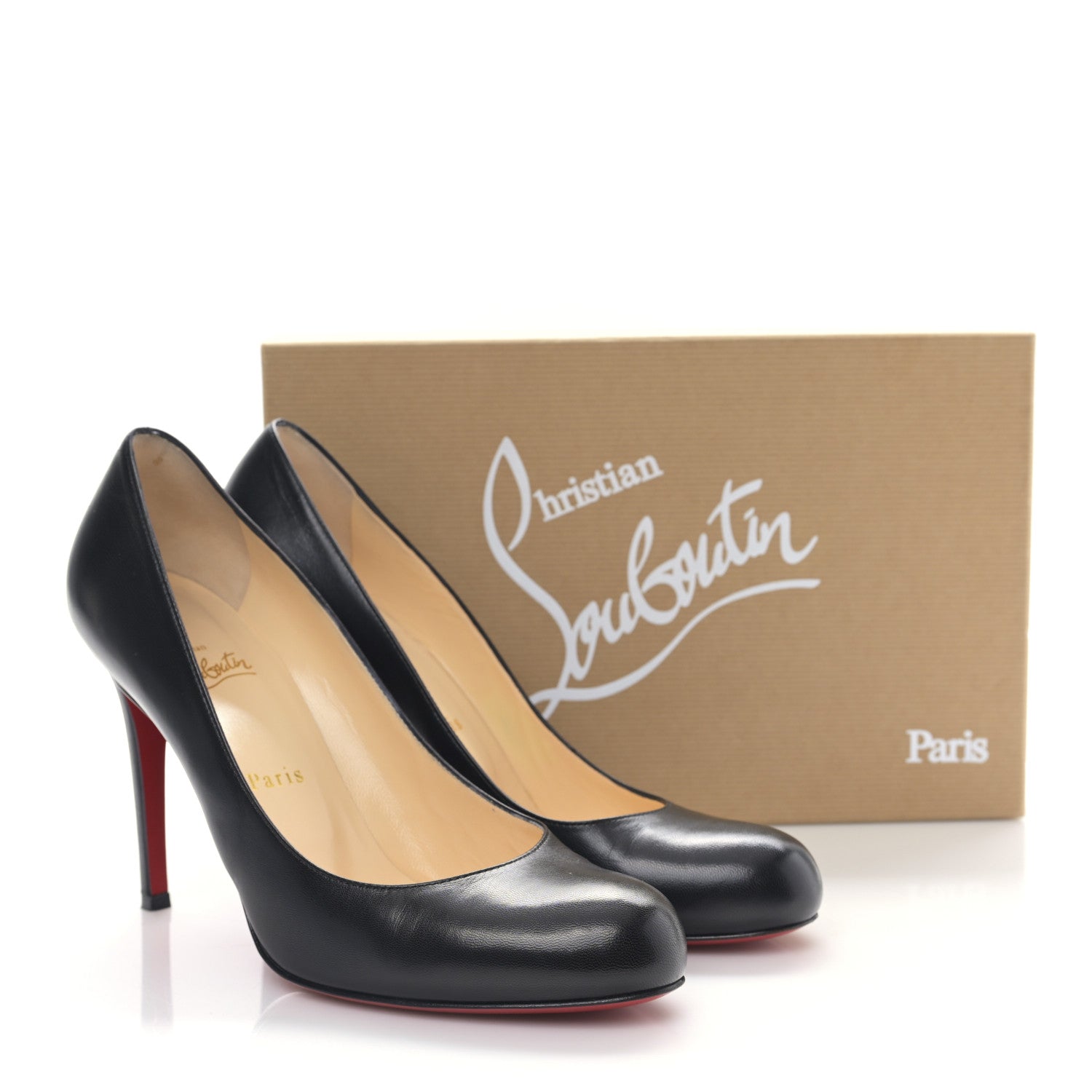 Christian Louboutin Kid Simple 100 Pumps 39.5 Black 8 of 8