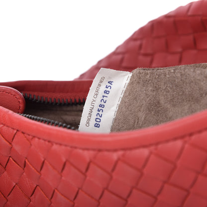 Bottega Veneta Nappa Intrecciato Large Veneta Hobo Red 9 of 10