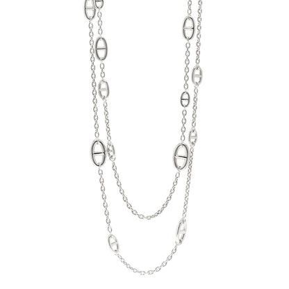 Hermes Sterling Silver Farandole Necklace 160 1 of 4
