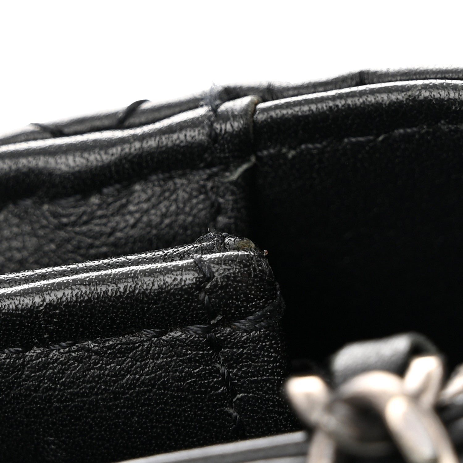 Chanel Aged Calfskin Reissue Wallet On Chain WOC Black 16 of 17