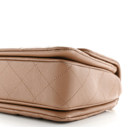 Chanel Caviar Quilted Coco First Flap Beige 10 of 11