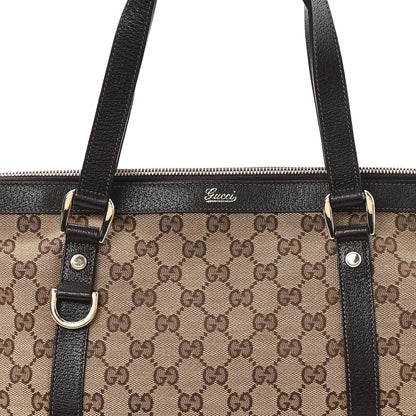 Gucci Monogram Medium Abbey Tote Brown 8 of 10