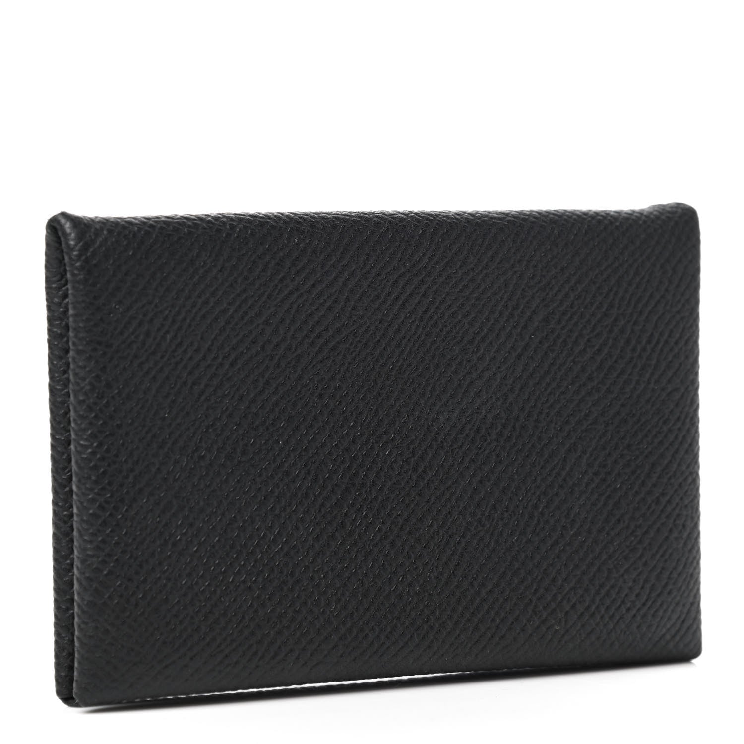 Hermes Epsom Calvi Card Case Black 3 of 8