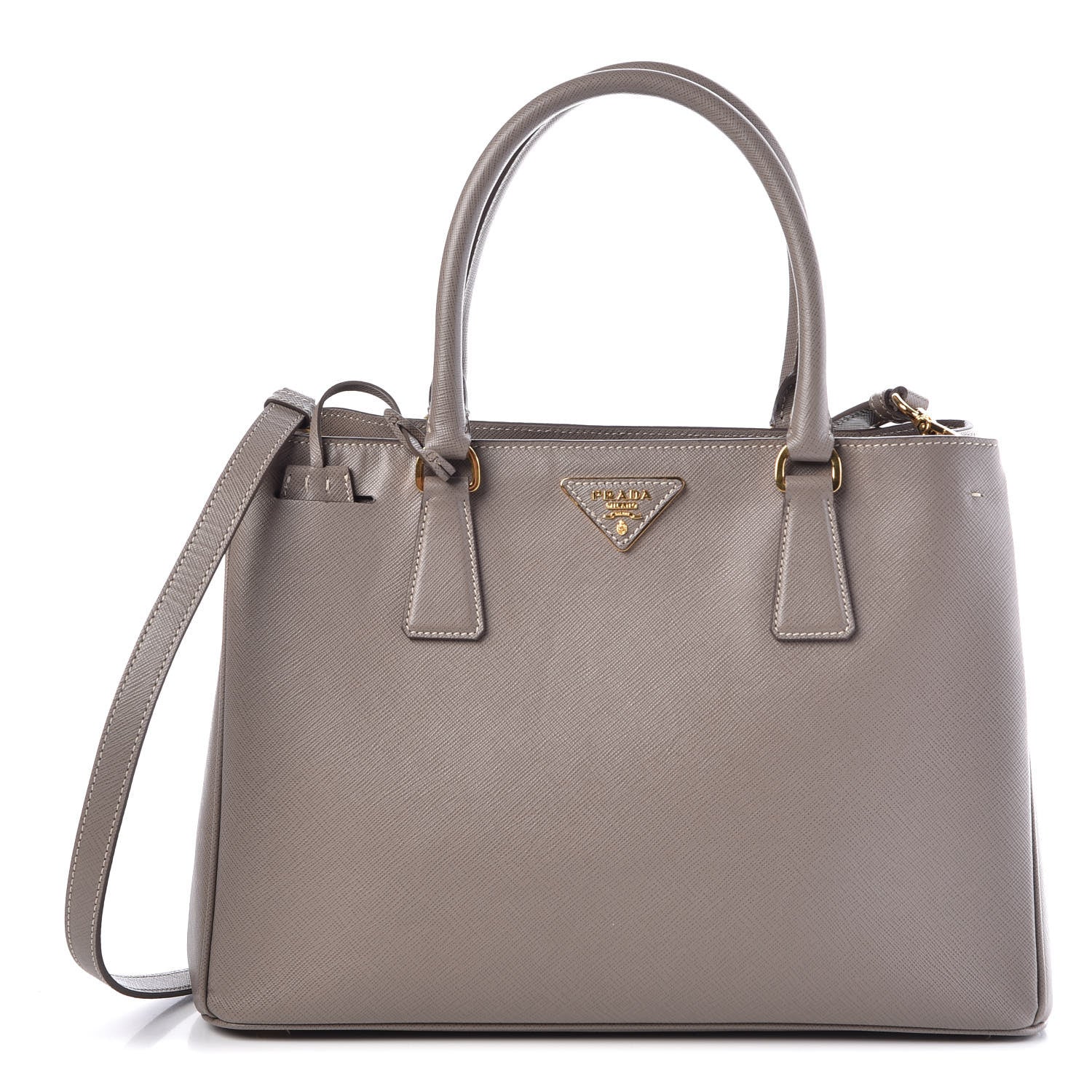 Prada Saffiano Lux Medium Tote Argilla 1 of 12