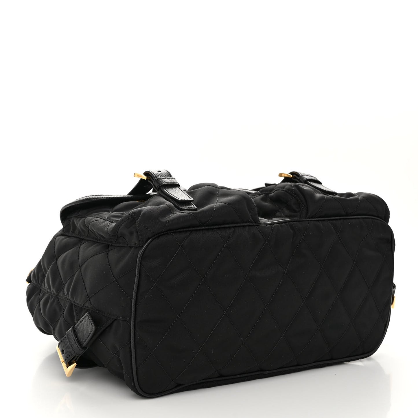 Tessuto Saffiano Impuntu Backpack Black