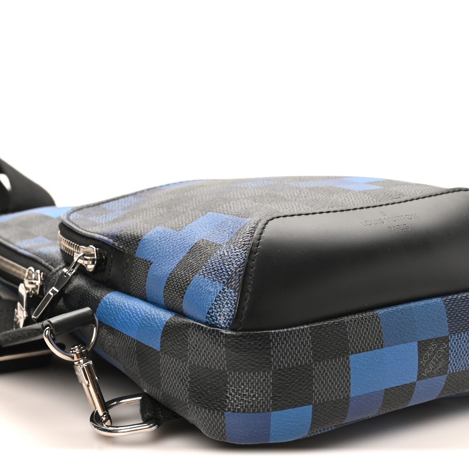 Louis Vuitton Damier Graphite Pixel Avenue Sling Backpack Blue 8 of 9