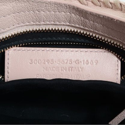 Balenciaga Chevre Gold Metallic Edge Hardware Mini City Rose Aubepine Bois de Rose 8 of 14