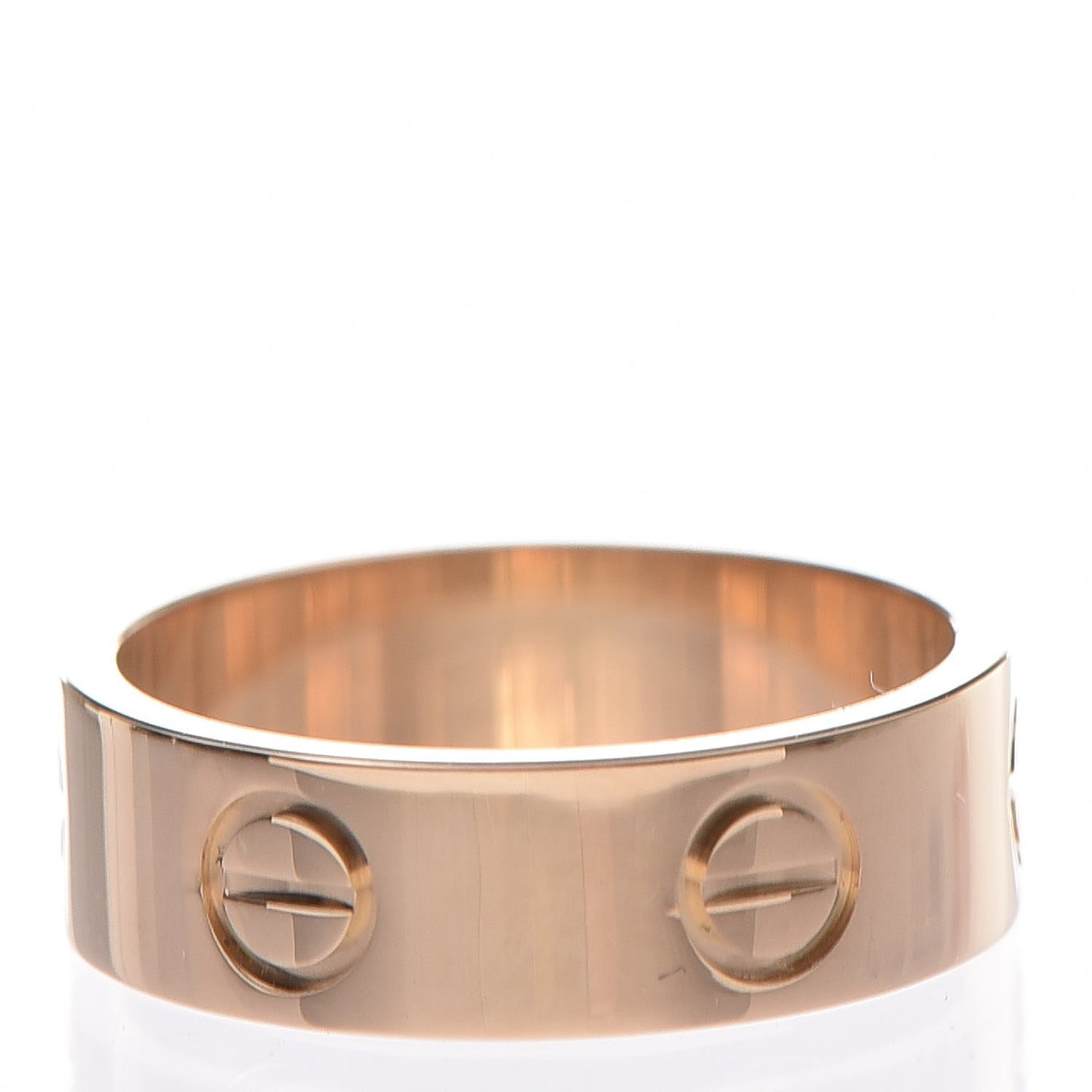 18K Gold 5.5mm LOVE Ring 51 5.75