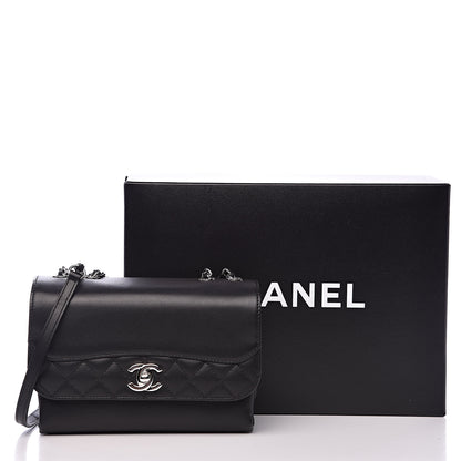 Chanel Calfskin Mini Tramezzo Flap Black 12 of 12