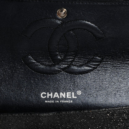 Chanel Crackled Calfskin Medium Double Flap Black 7 of 9