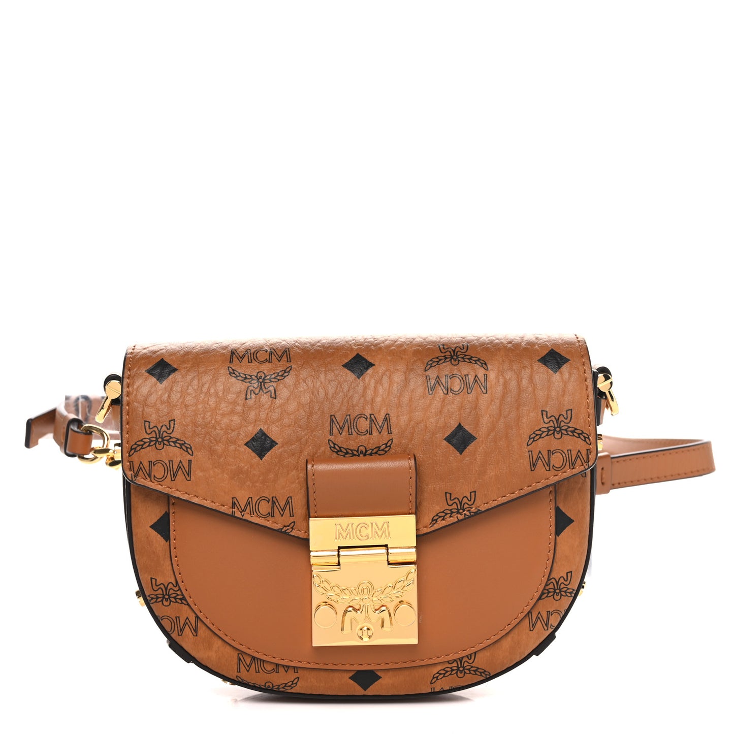 Visetos Mini Patricia Crossbody Belt Bag Cognac