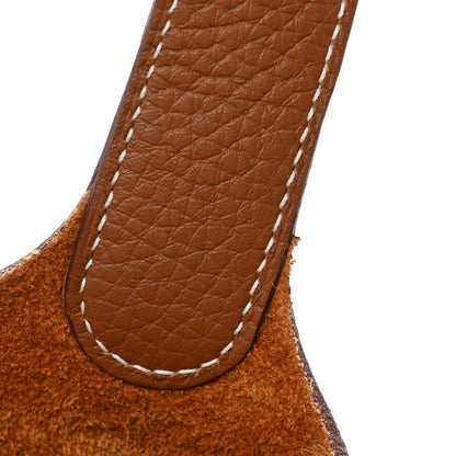 Hermes Taurillon Clemence Picotin Lock 22 MM Gold 11 of 12