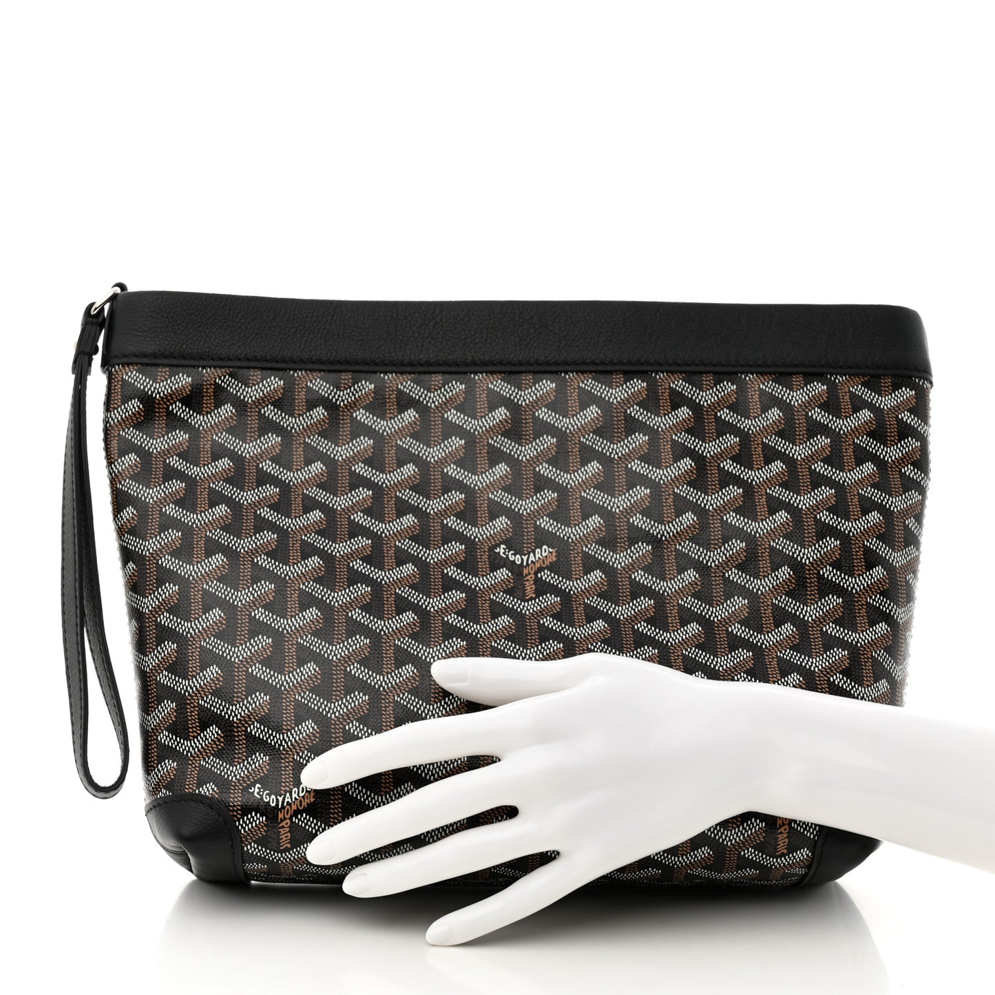 Goyardine Conti Pouch Black