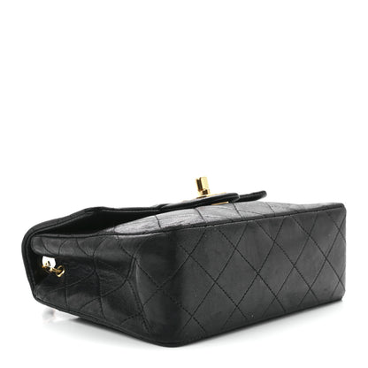 Chanel Lambskin Quilted Mini Square Flap Bag Black 3 of 11
