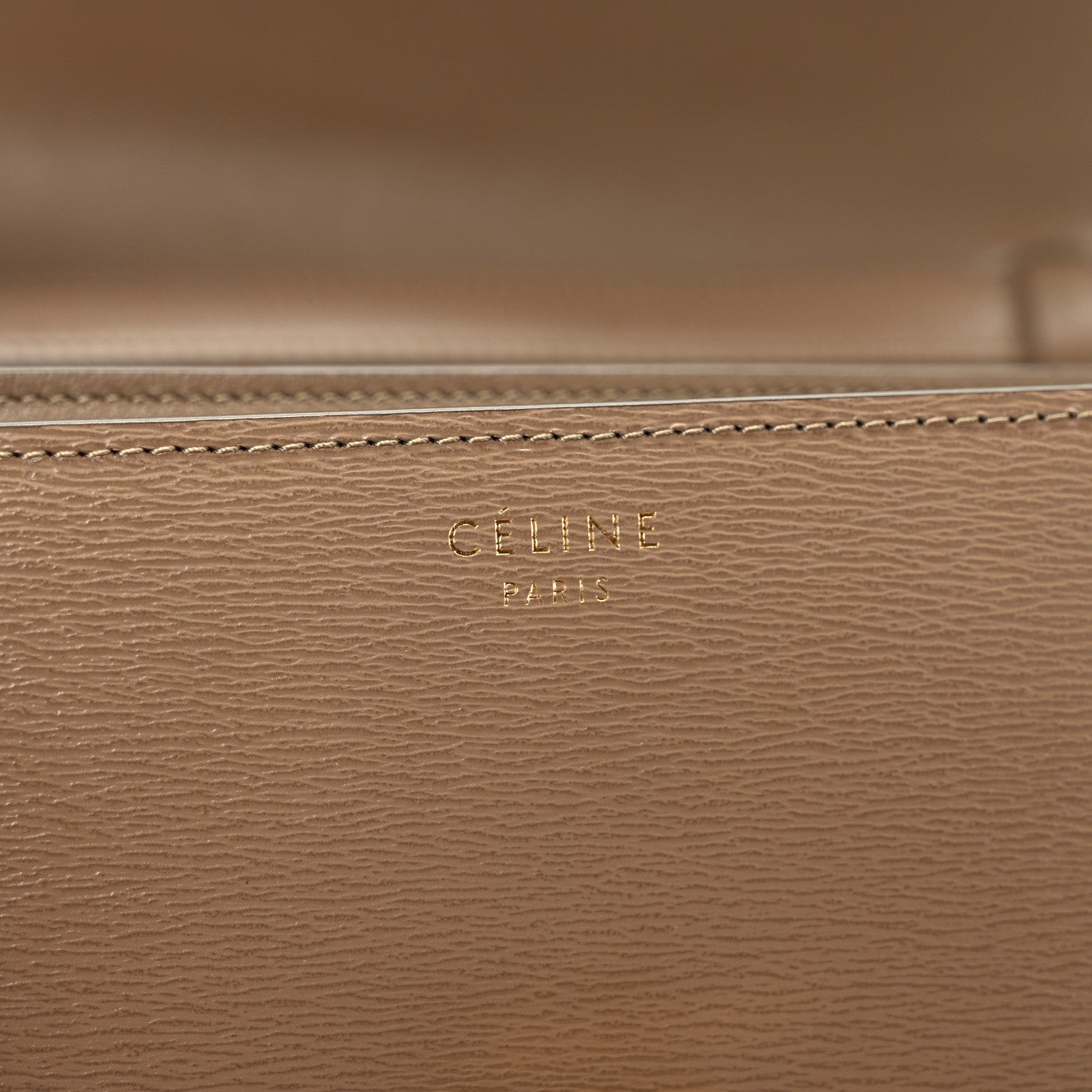 Celine Liege Calfskin Medium Classic Box Flap Bag Taupe 6 of 9