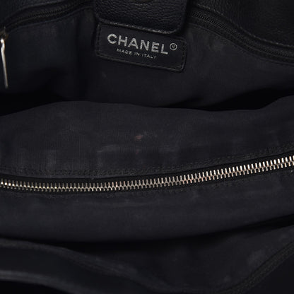 Chanel Calfskin Cerf Executive Shopper Tote Black 10 of 19