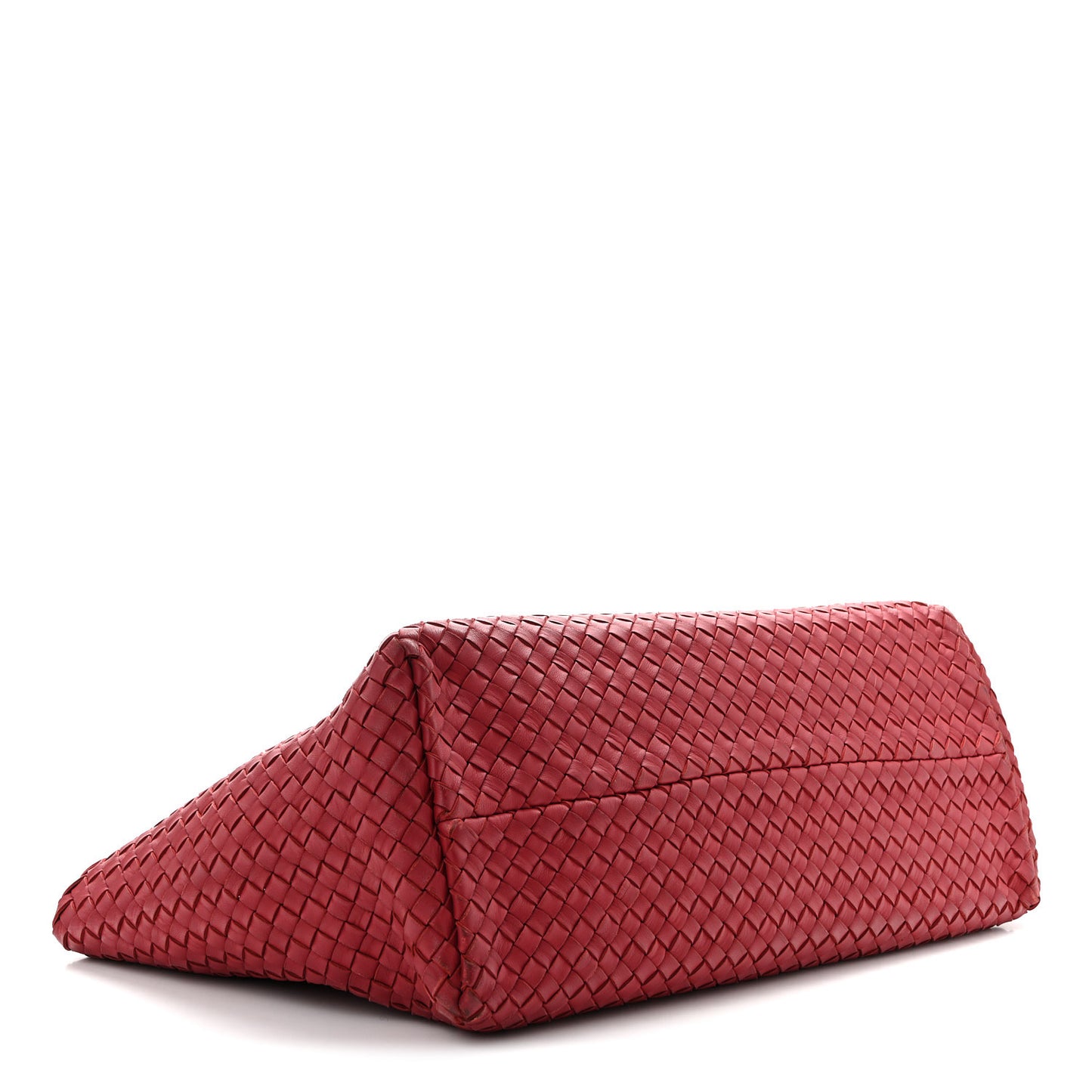 Lambskin Intreccio Medium Cabat Rust