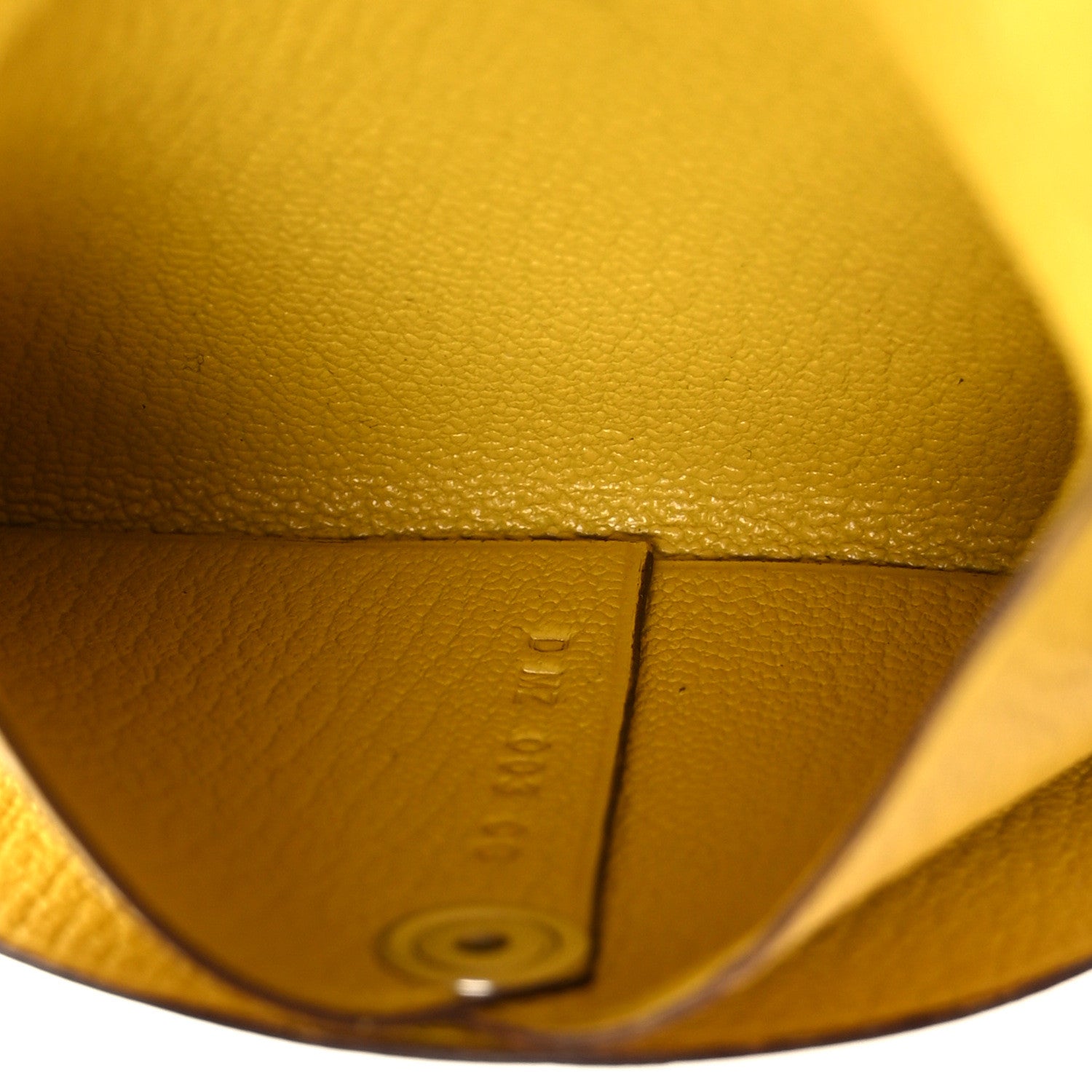 Hermes Chevre Mysore Bastia Coin Purse Jaune de Naples 5 of 8