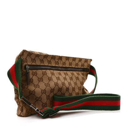 Gucci GG Monogram Double Pocket Belt Dark Brown 3 of 9