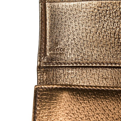 Gucci Monogram Princy Continental Wallet Gold 5 of 8