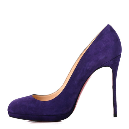 Christian Louboutin Suede Filo 120 Pumps 40 Violette 1 of 13