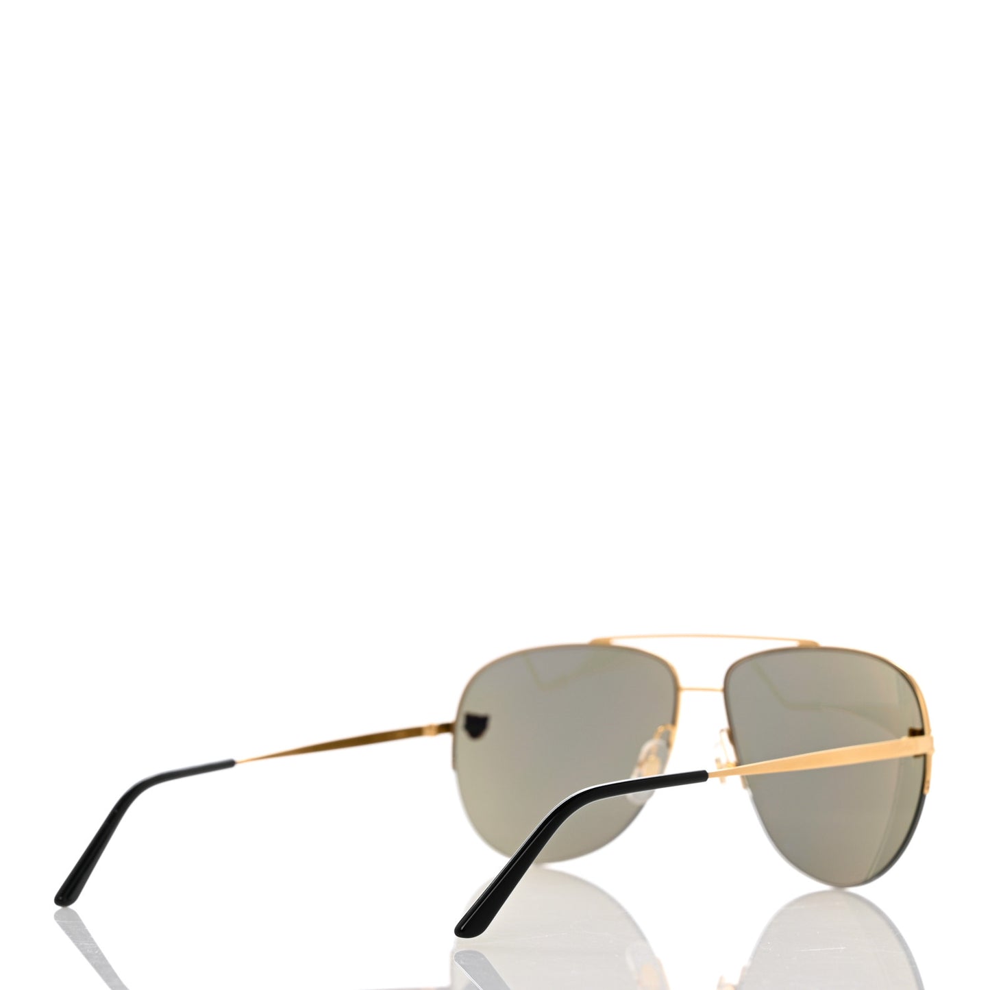 Santos de Cartier Aviator Sunglasses CT0065S Gold