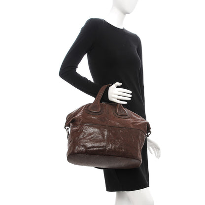 Givenchy Crackled Calfskin Medium Nightingale Brown 3 of 17