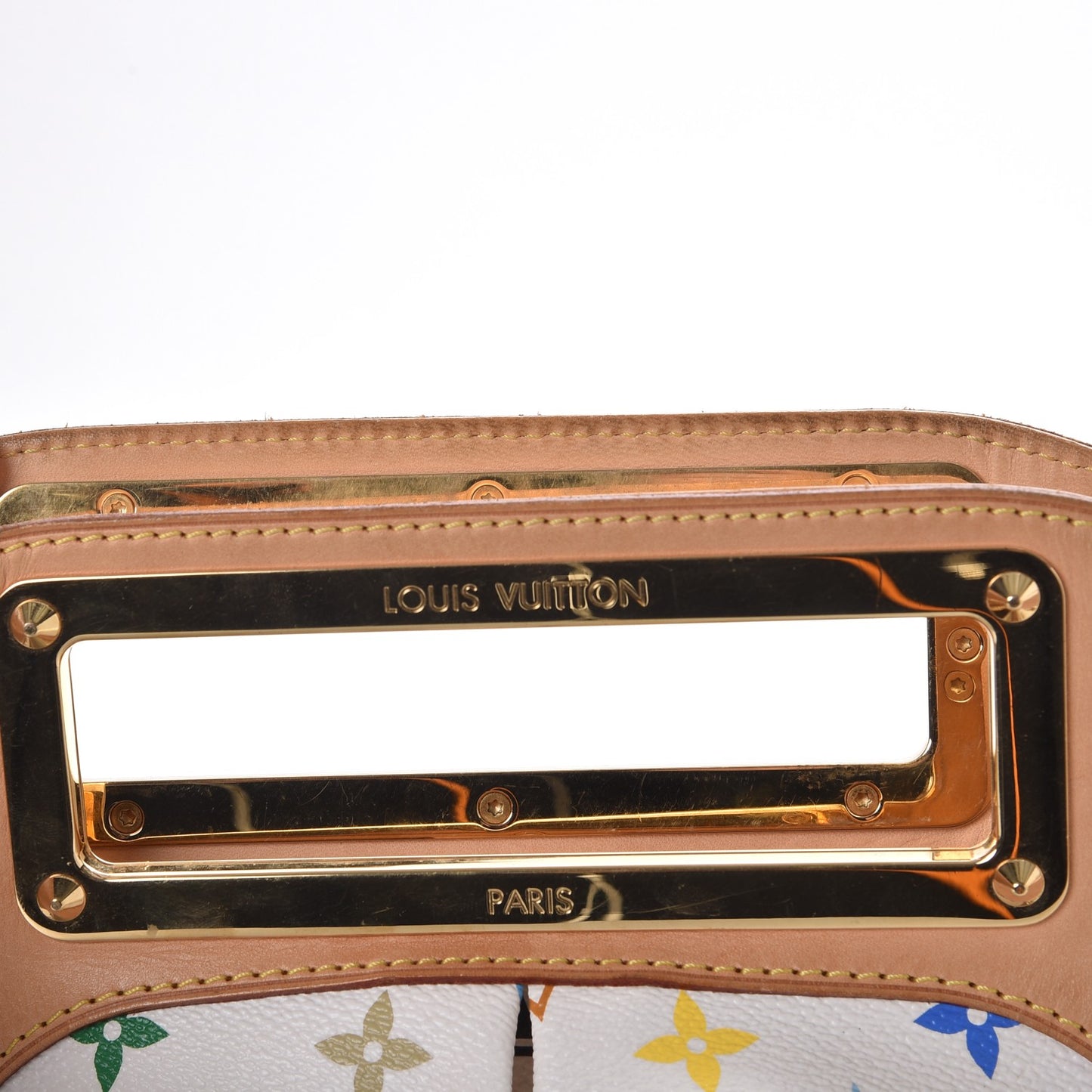 Monogram Multicolor Judy GM White