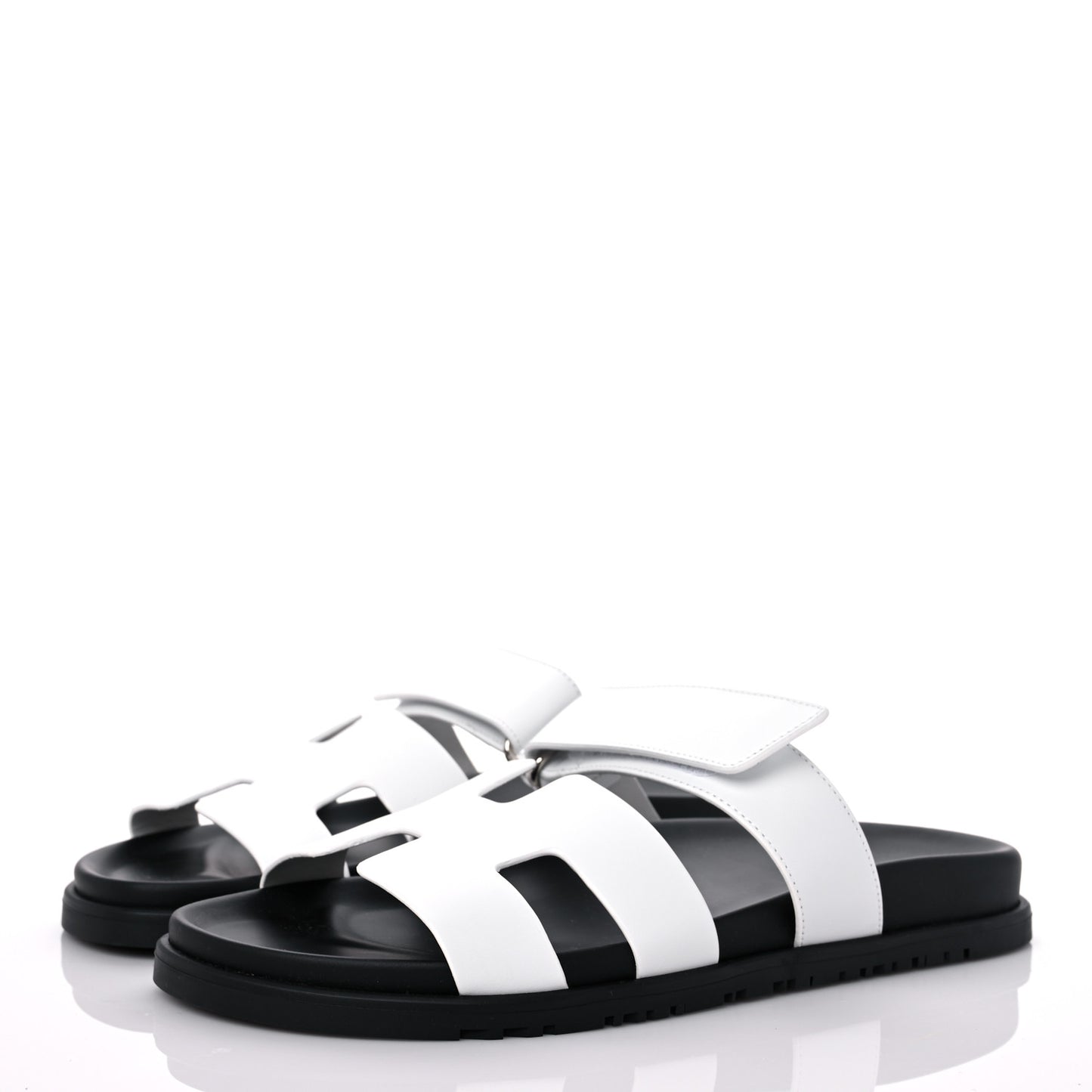 Calfskin Womens Chypre Sandals 40.5 White