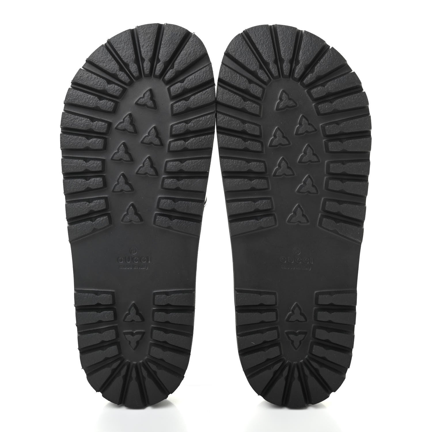 Gucci Guccissima Mens Lug Sole Slide Sandals 6 Black 9 of 14