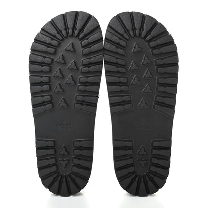 Gucci Guccissima Mens Lug Sole Slide Sandals 6 Black 9 of 14