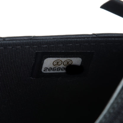 Chanel Lambskin Quilted Boy Wallet On Chain WOC Black 8 of 8