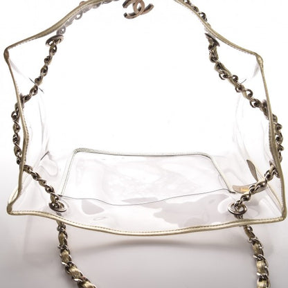 Chanel Vinyl Naked Tote Gold 5 of 13