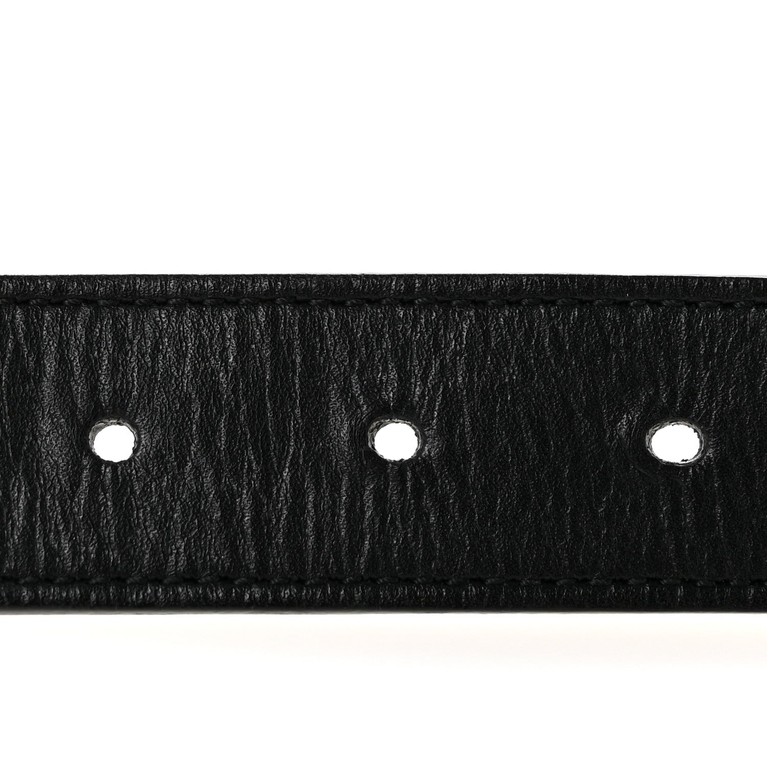Gucci Calfskin Double GG 30mm Belt 75 30 Black 3 of 7