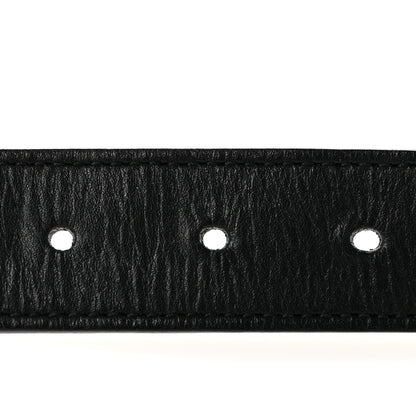 Gucci Calfskin Double GG 30mm Belt 75 30 Black 3 of 7