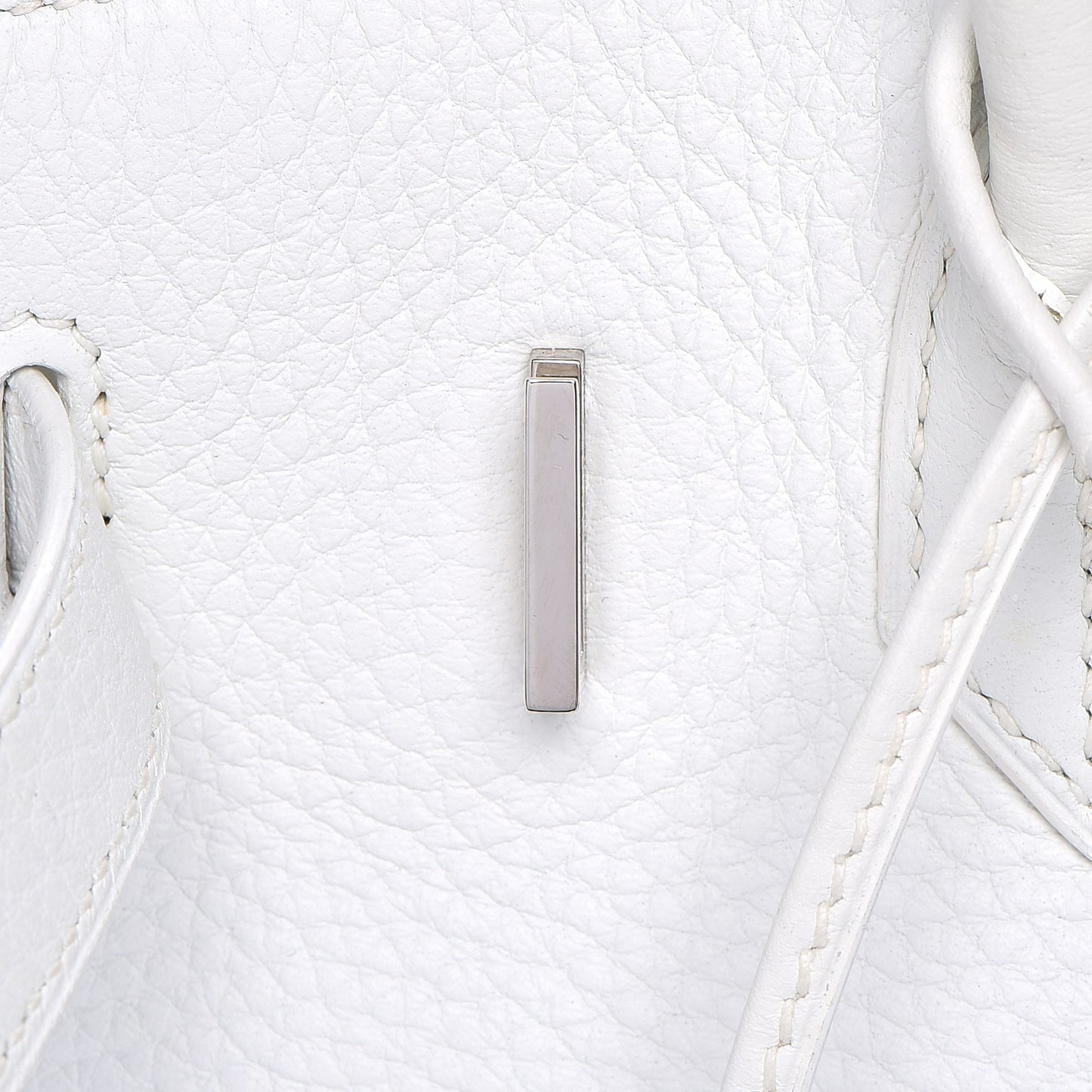 Taurillon Clemence Birkin 30 White