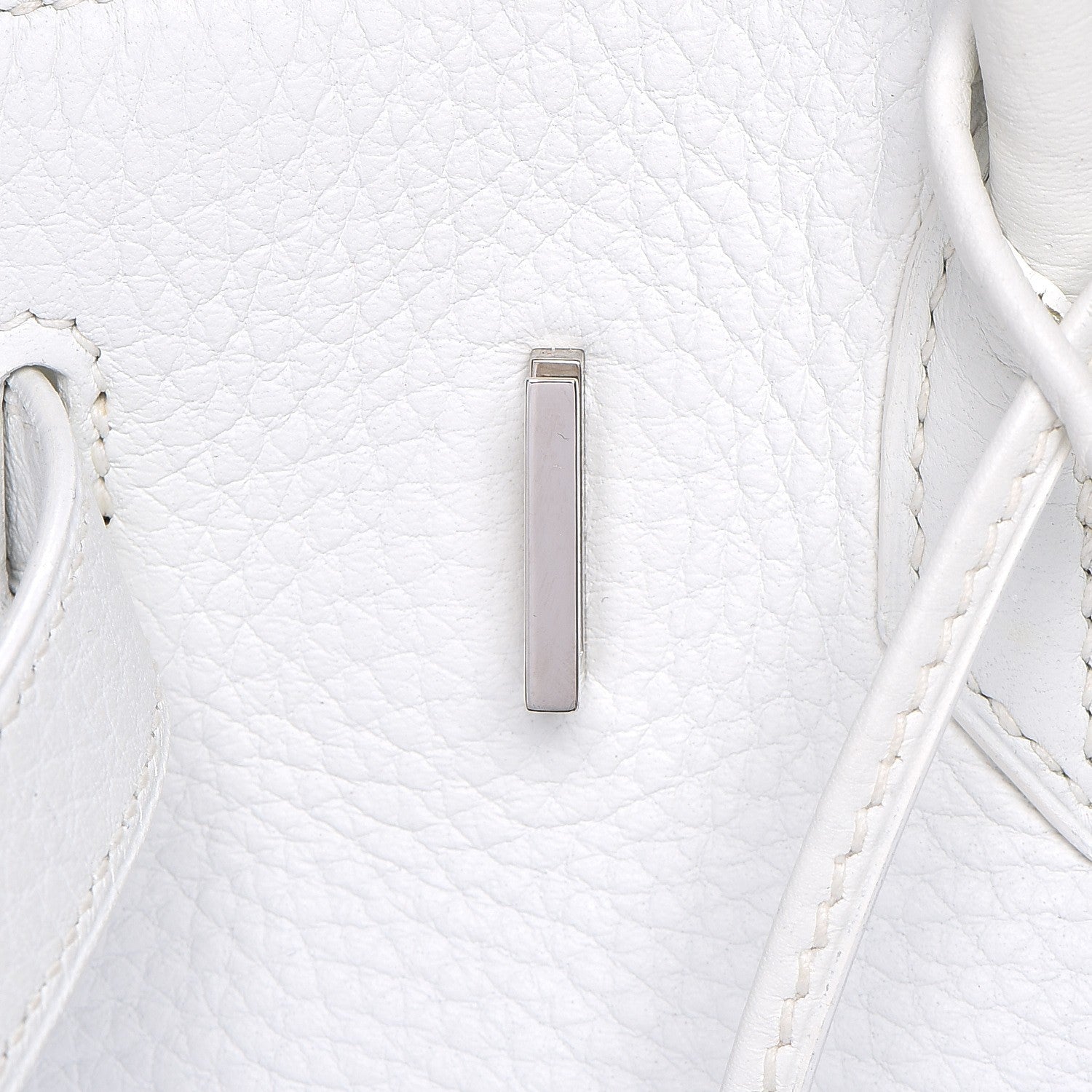 Hermes Taurillon Clemence Birkin 30 White 20 of 33
