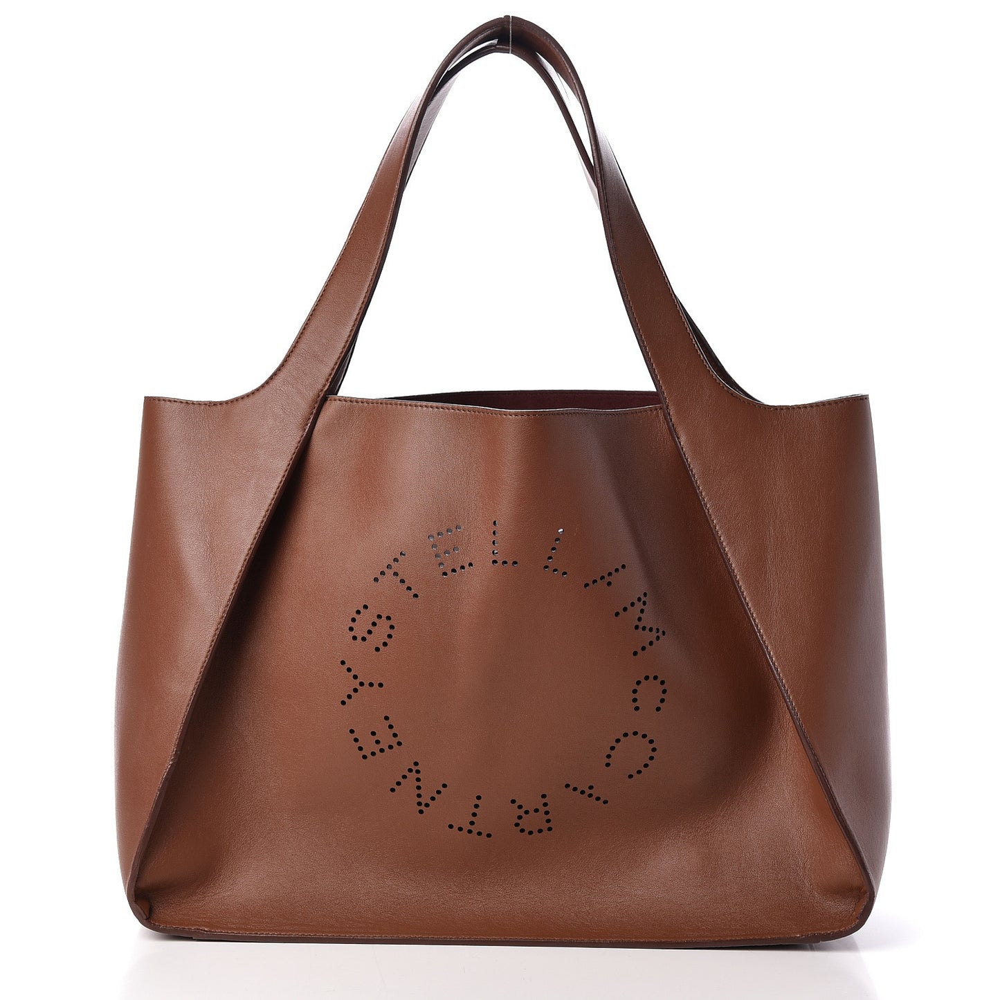 Eco Alter Nappa East West Perforated Tote Brown