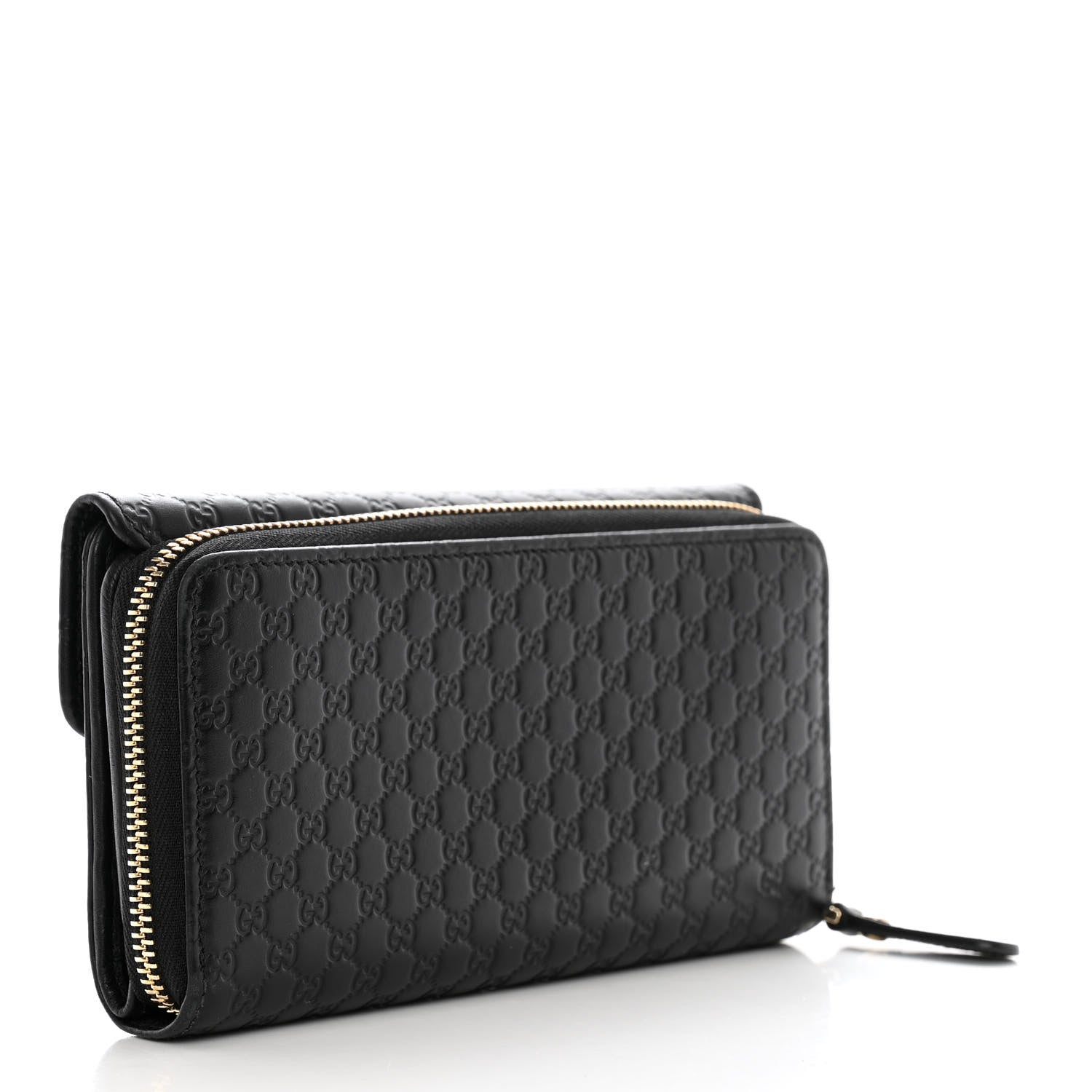 Gucci Soft Microguccissima Continental Zip Wallet Black 3 of 24
