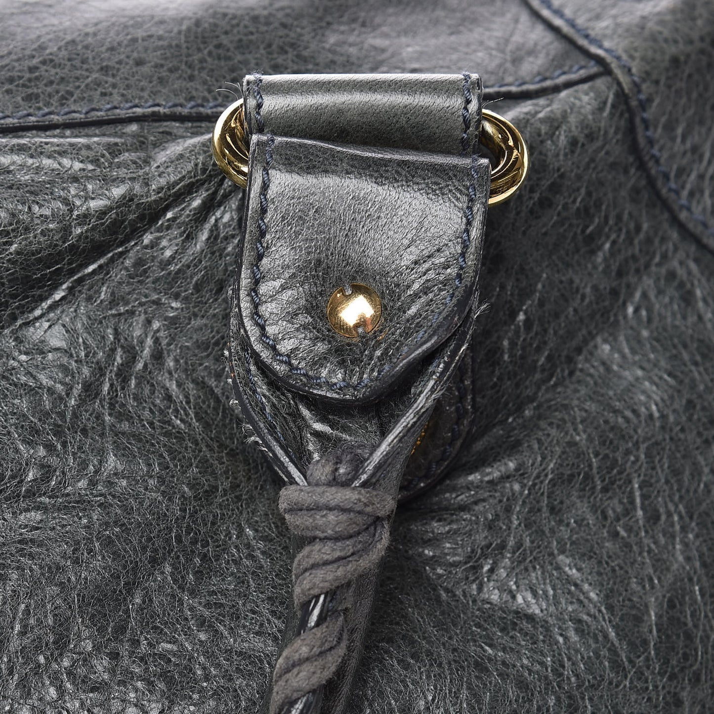 Agneau Giant 21 Gold Hardware Work Anthracite