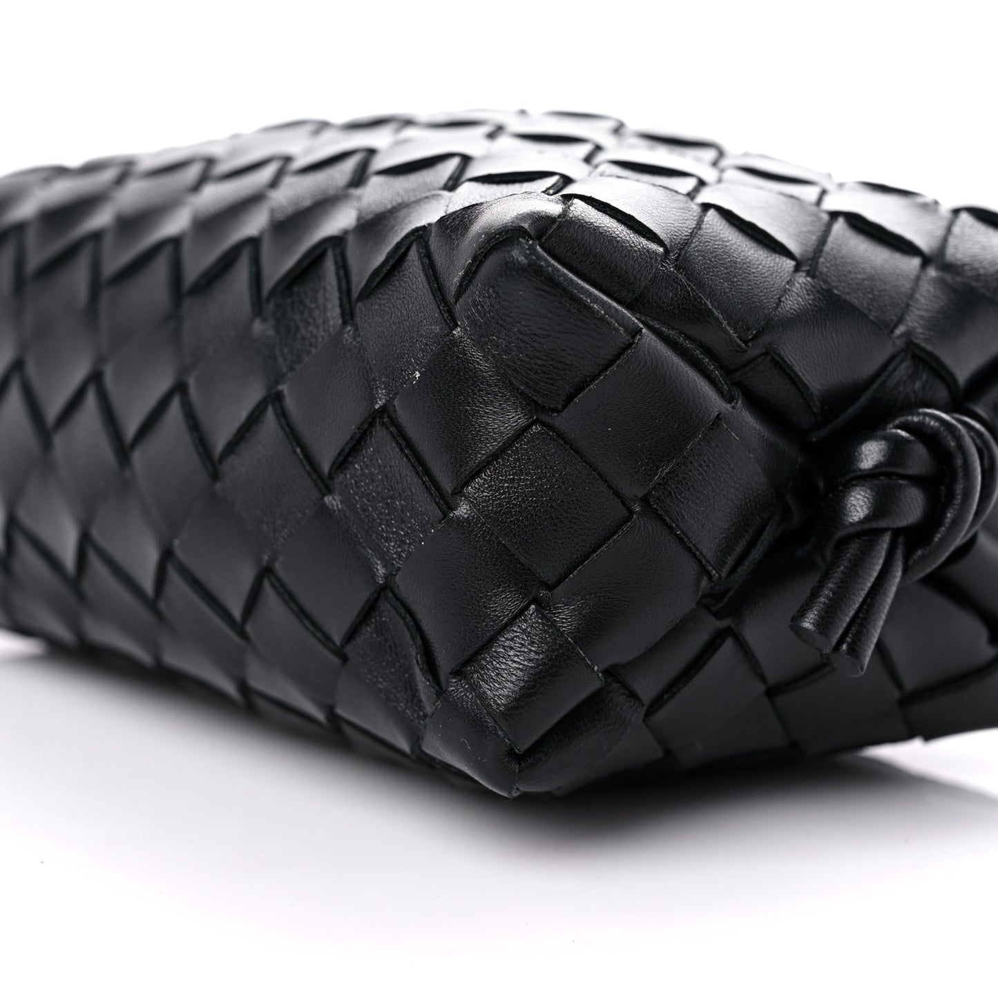 Nappa Intrecciato Mini Loop Camera Bag Black