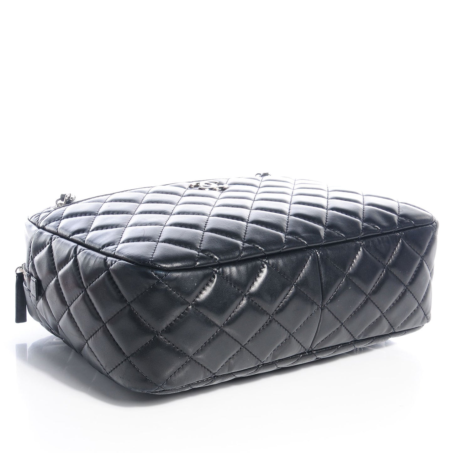 Lambskin Large Camera Case Black