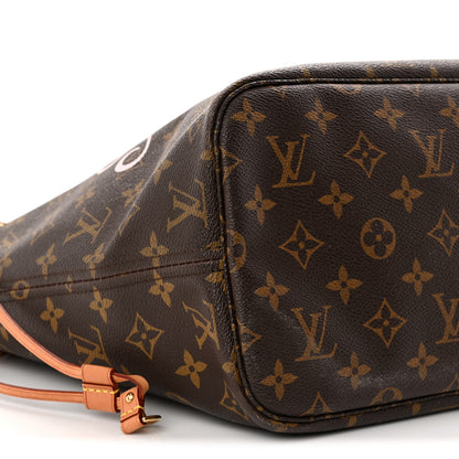 Louis Vuitton Monogram Forte Dei Marmi V Neverfull MM Rose Ballerine 10 of 14